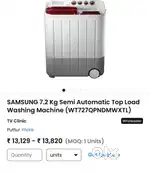 Samsung 7kg washing machine