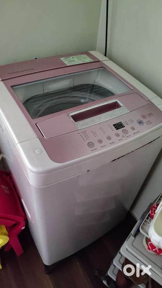 LG 6.2 kg top load automatic washing machine.