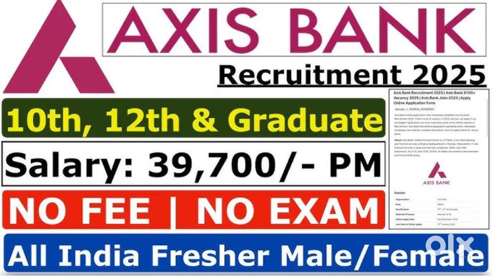 Axis bank account opening