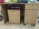 Table with Side Table and Show case