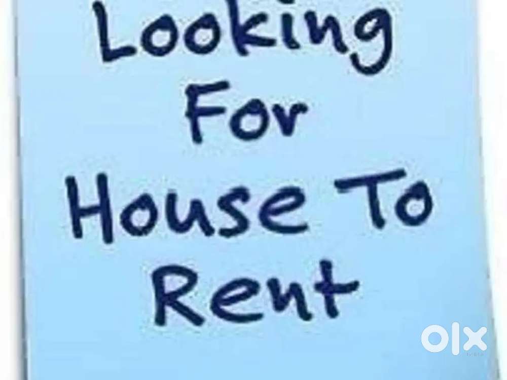 We are looking for a House for rent (batchelors [teatotelers])