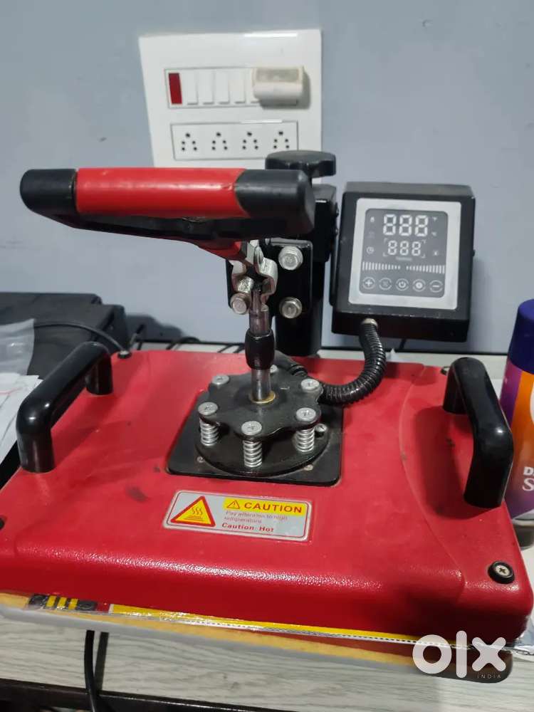 Sublimation Tshirt mobile cover printing maching combo 3 and printer