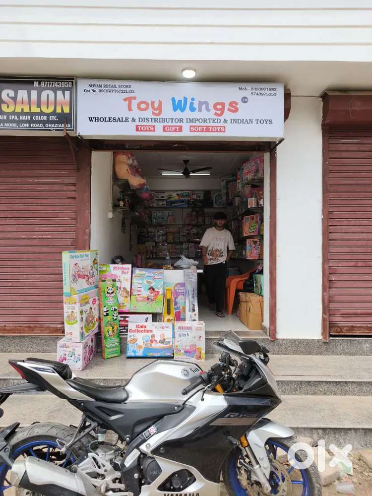 Sales staff toy for toy shop