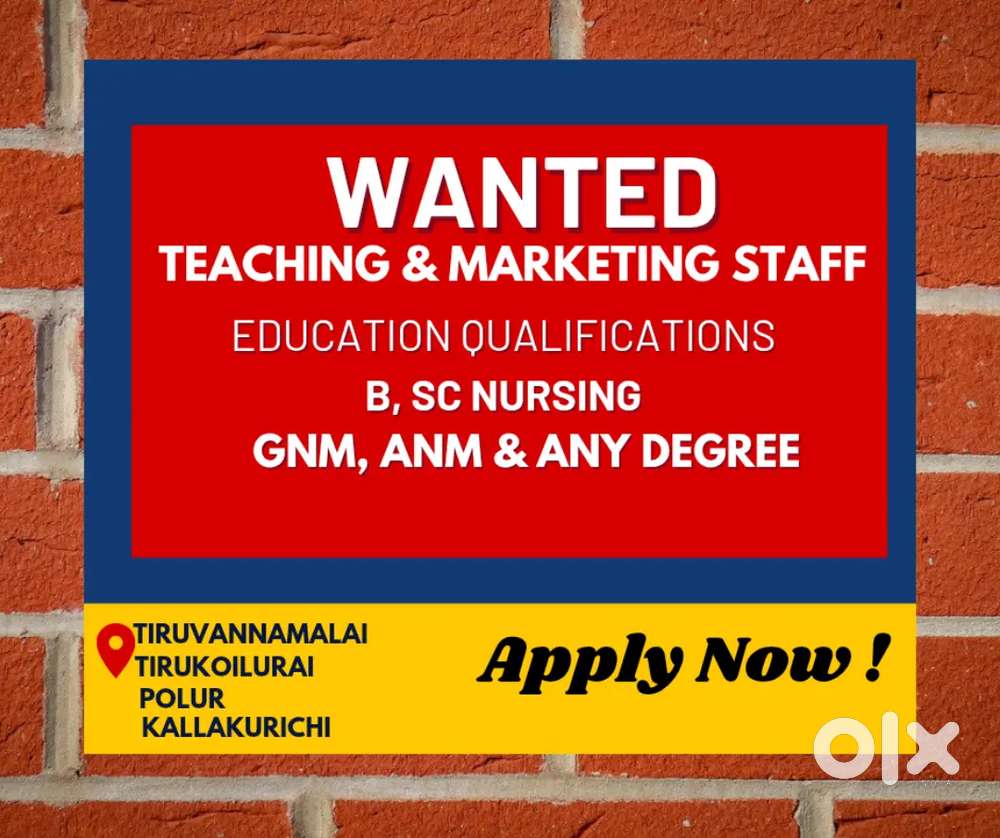 Jobs in Marketing & Teaching
