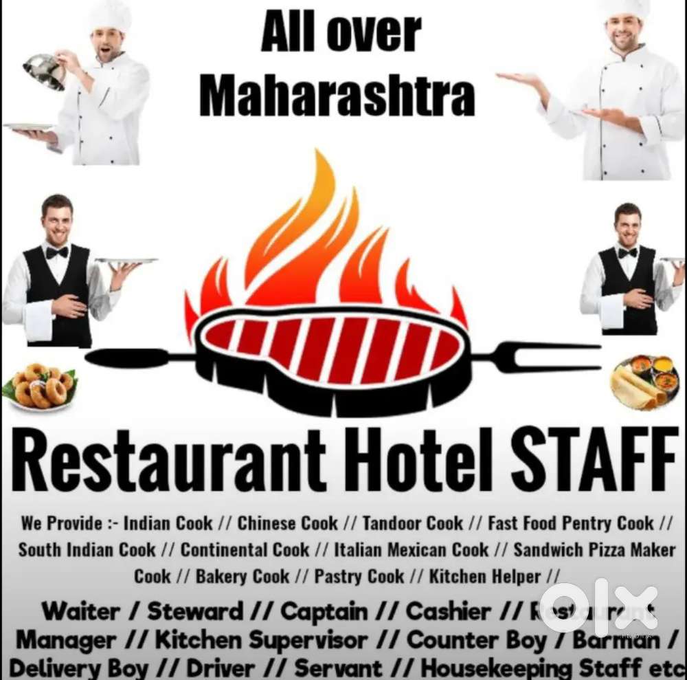 We Provide Hotel STAFF & Restaurant Staff & Fast-Food Café Staff