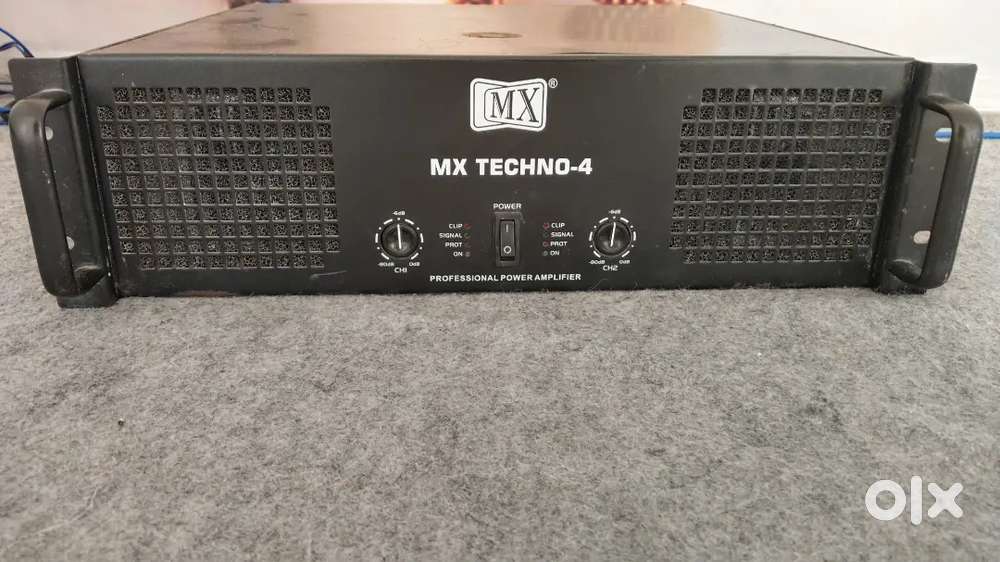 Mx techno 4 amplifier 1 year old used for church
