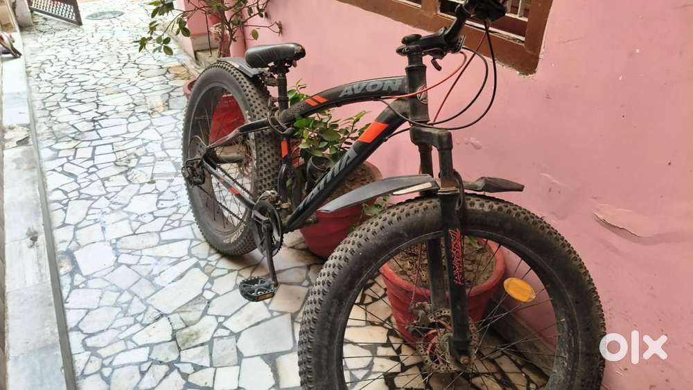 21 gears, fat bike cycle, disc brakes,