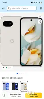 Unopened box Google Pixel 9a Porcelain colour