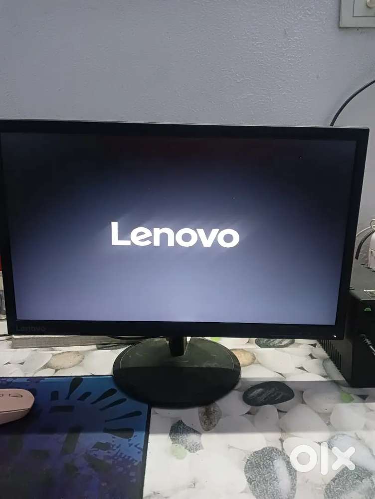 Lenovo 21 inch 75hz Monitor, Cosmic byte Ares controller