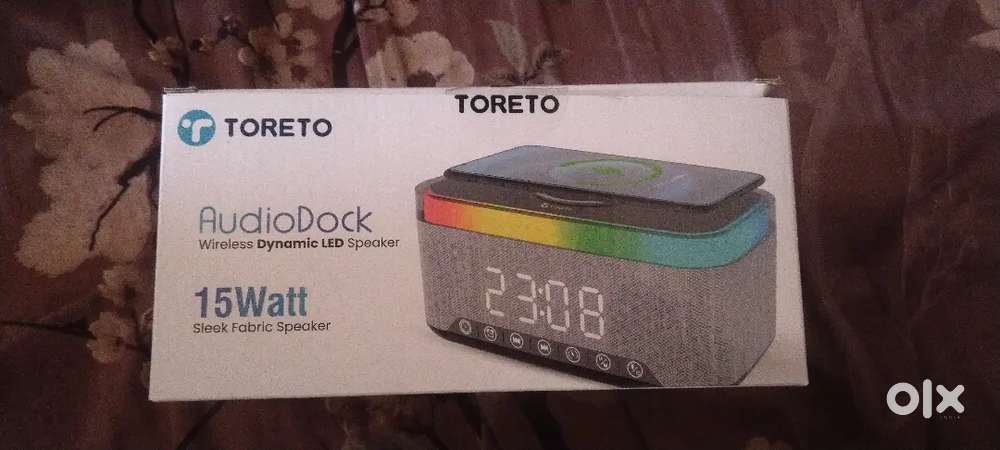 Toreto audiodock dynamic led speaker