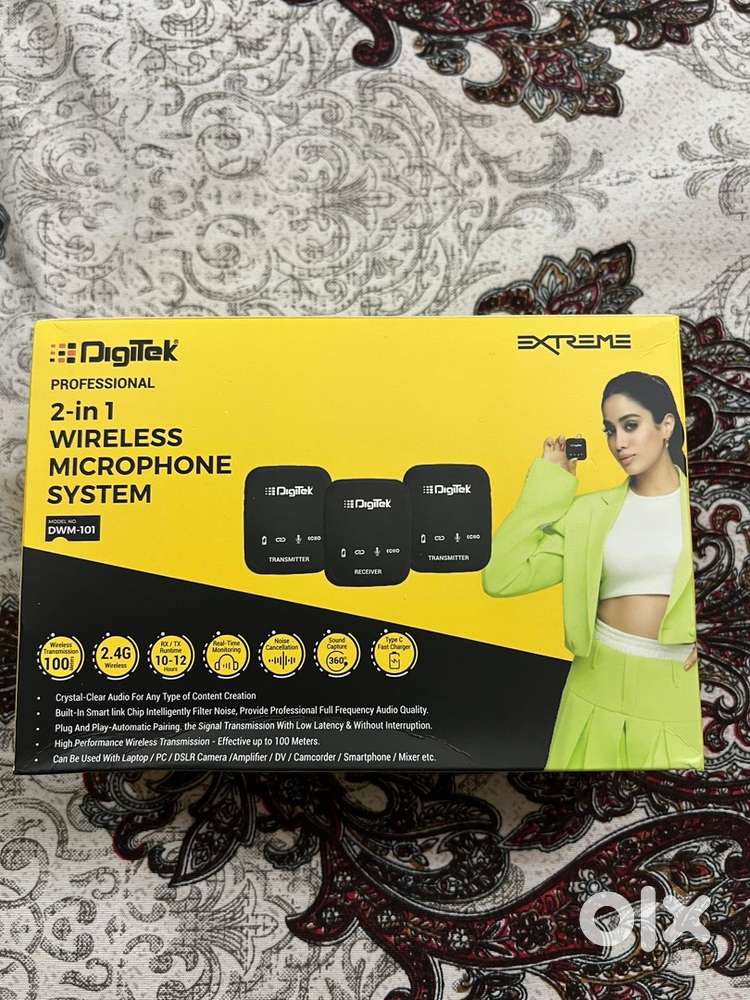 DigiTek 2-in wireless microphone bluetuth mice