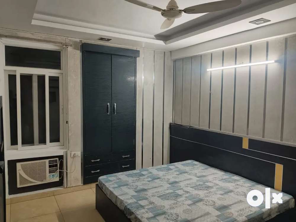 Independent fully furnished AC room set attached bathroom kitchen