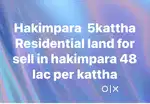 Residential land for sell in hakimpara 48 lac per kattha