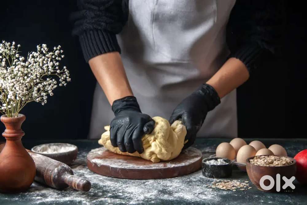 3 female House cooking work