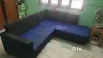 L shape sofa set