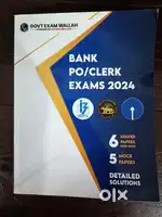 Bank PO/Clerk 2024  6 solved papers (2018-2023) & 10 practice set PW