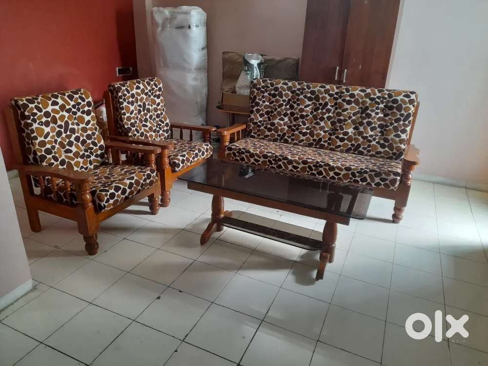 Sofa with center table