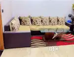 Sofa set with table….