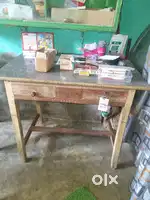 Office table with lock