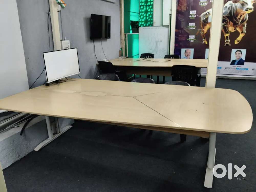 Computer table office table projector tv