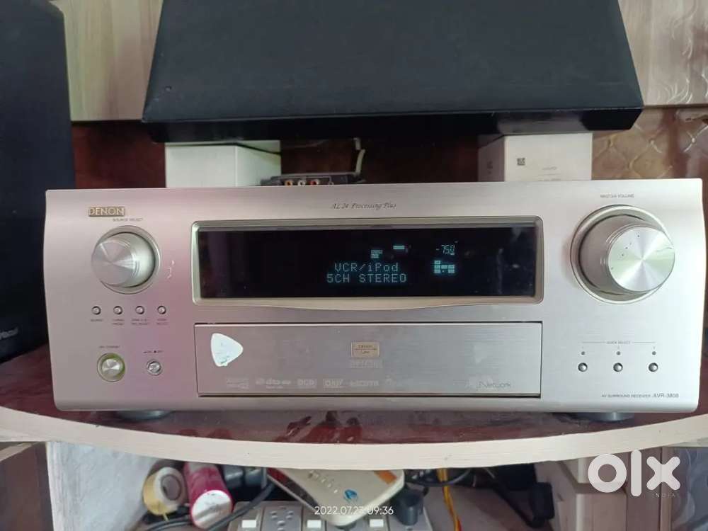 Denon AVR 3808 and Taga Azure f100 tower speaker