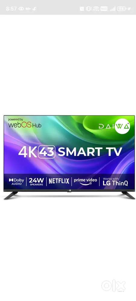 43 inch led tv android smart hd quality wholesale prices
