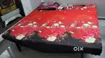 New condition Bed, Almirahs, Cupboard, Table with 4 chairs, Mattresses