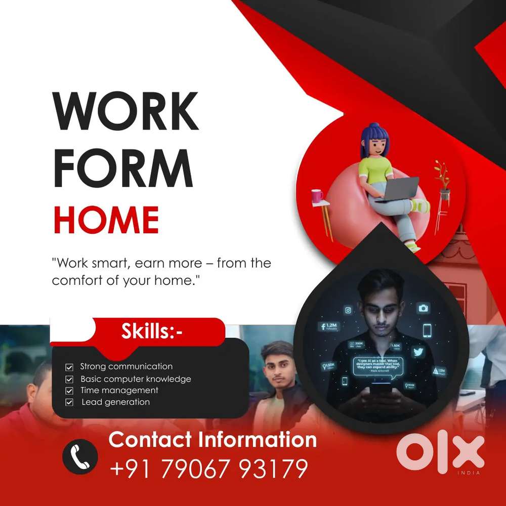 Online work from home.