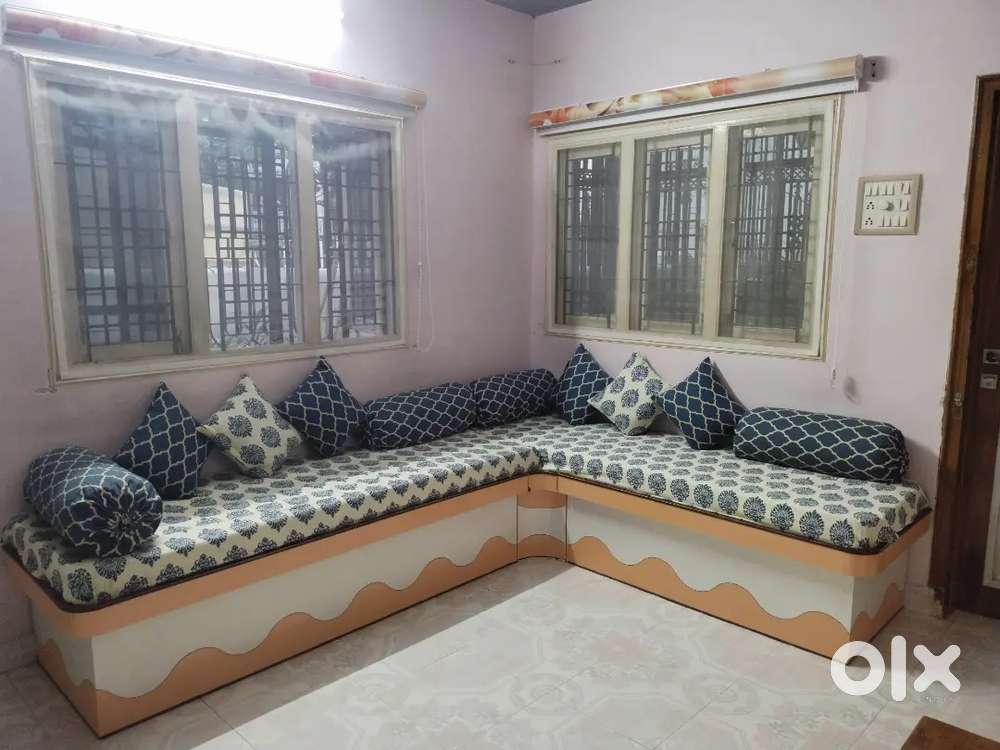 Sofa seti with all mattress and covers