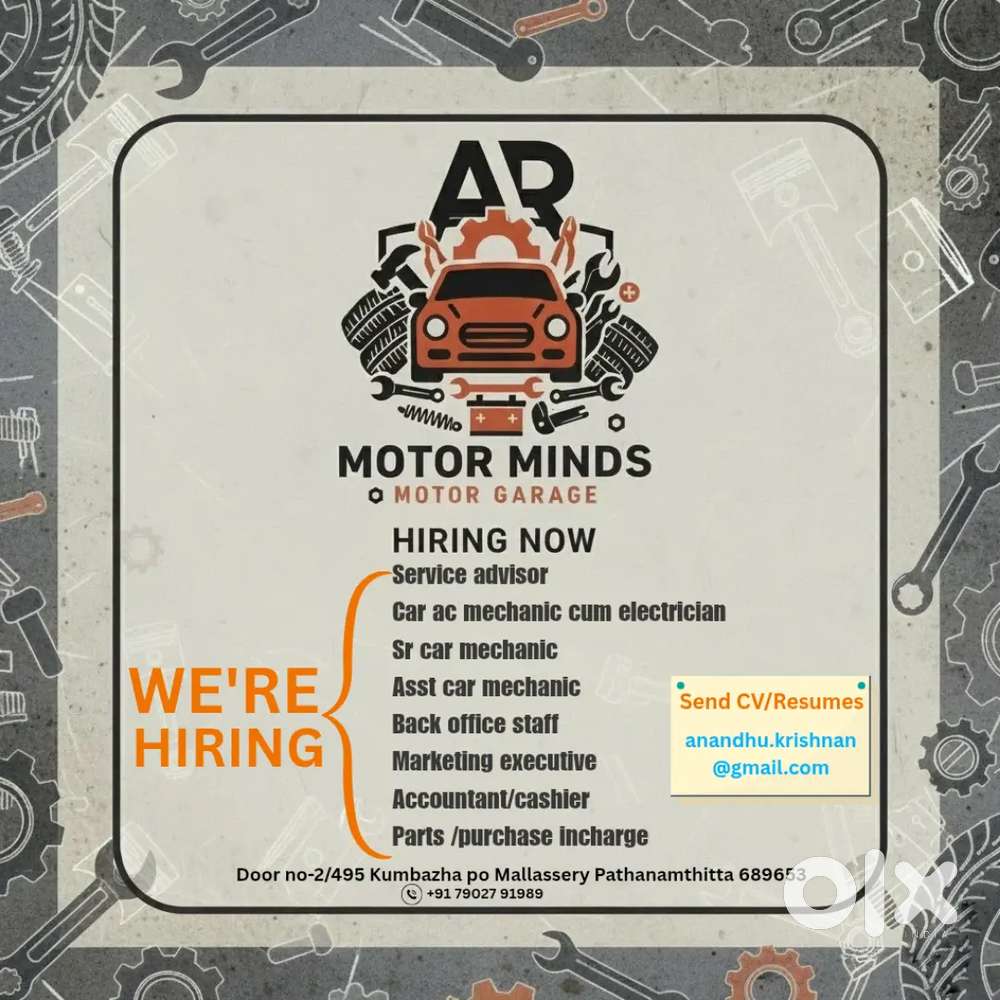 Back office co-ordinator