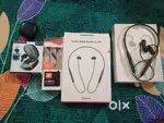 One plus neckband, jbl earphone, boult airbuds