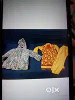 2-3 yearbold girl salwar suit n woolen jacket combo