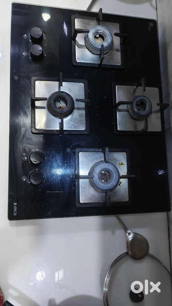 Elica 4 burner Hob Gas Stove