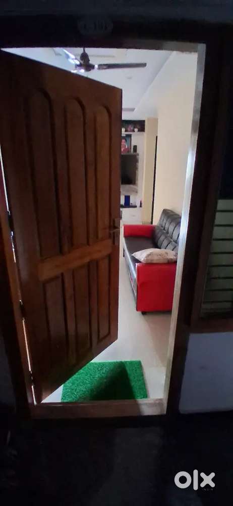 2 bed rooms+ 2 attached bathrooms+ Dining hall