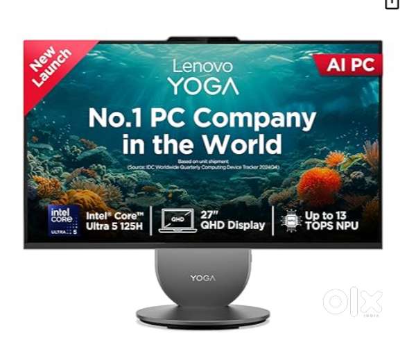 Less Use Lenovo YogaAIO Intel Core Ultra 5 125H 27 QHD IPS 1 TB,16 GB