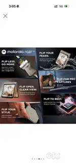 Motorola razr 50 (8gb Ram/256gb) condition like new