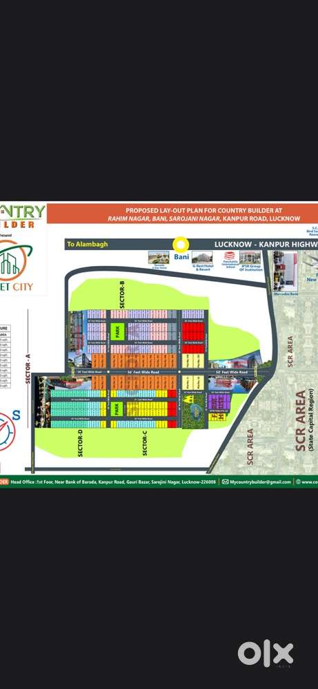 Plots near Ramada hotel lucknow kanpur highway
