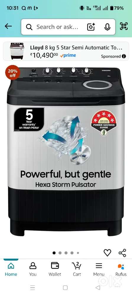 Samsung washing Machine manual