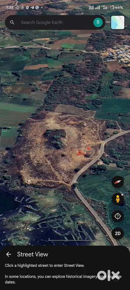 10 acrs land bt road bit for sale near kachirajugudem khammam rural