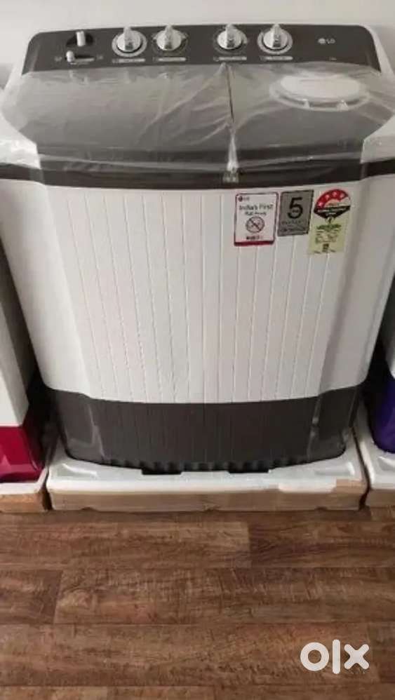 Fresh new lg 7kg semi automatic washing machine with seal pack