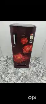 Single door meroon colour flower design whirlpool built in stand