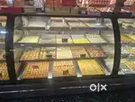 Old Stainless Steel 6-Year-Used Sweets & Bakery Display Counter