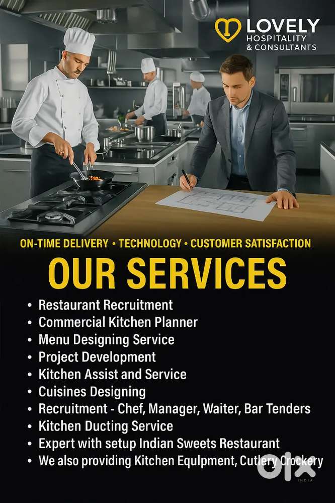 Food Business Startup support service chef cook  waiter kitchen staff