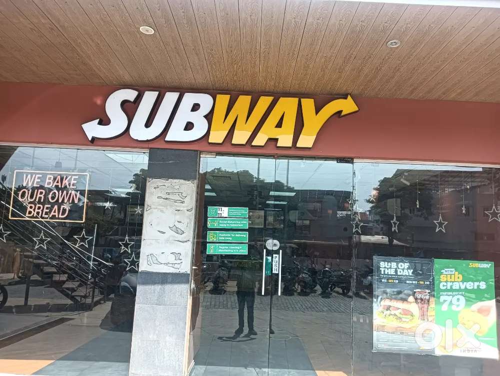 Subway restaurant  all work