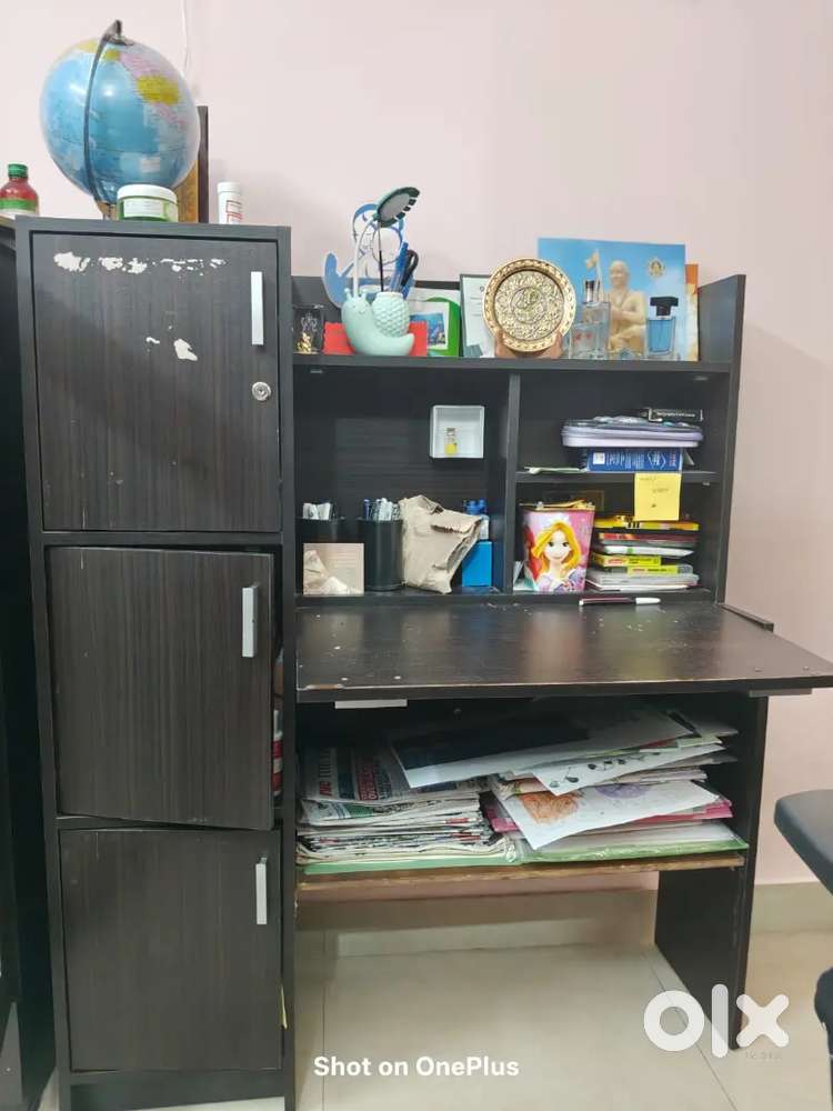 Book Shelf and Computer table for sale- engineering wood