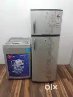 Videocon refrigerator with lg top load machine warranty & freedelivery