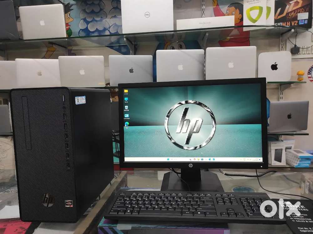HP Tower PC  Ryzen 5  8GB RAM  256GB SSD  1TB HDD  20 Display