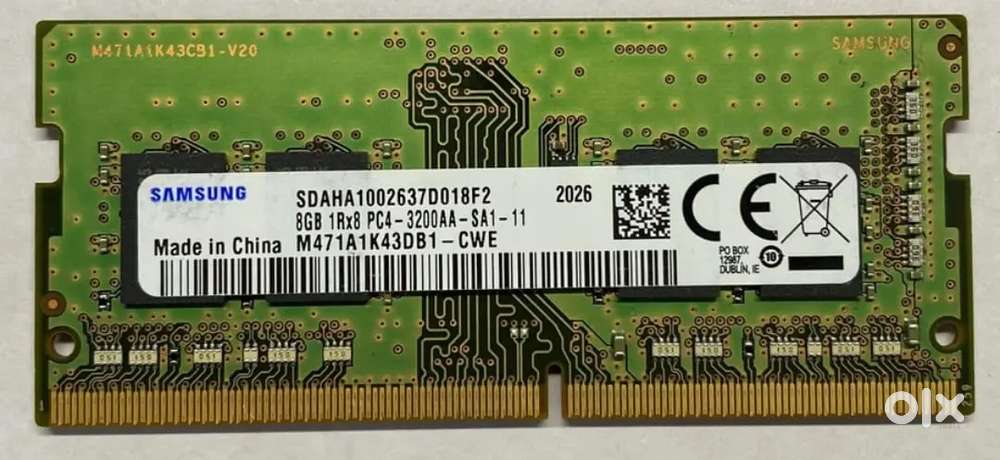 SAMSUNG High Quality Ram - DDR4 8gb 3200mhz ( laptop )