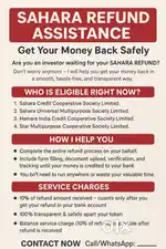 Sahara Refund Assistance – Get Your Money Back Safely