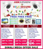 MEGA   DIWALI   SALE 2MP HIKVISION CCTV CAMERA   DAY & NIGHT VISI